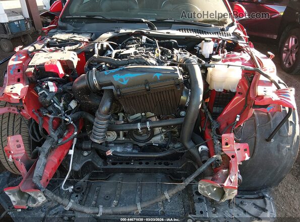 1FA6P8TH9R5120925 2024 FORD MUSTANG Красный Вид сзади