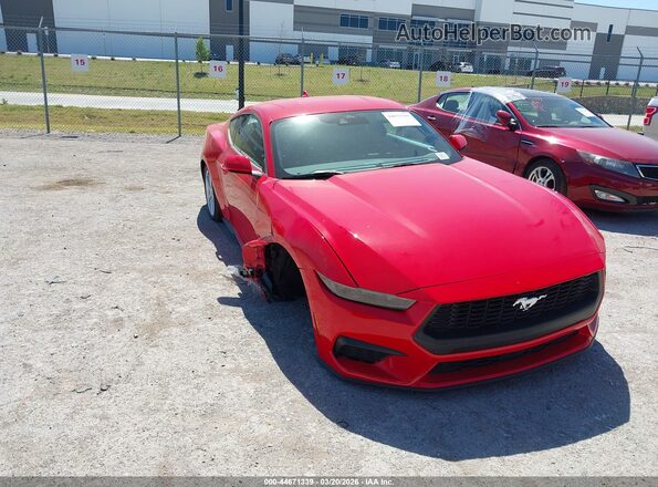 1FA6P8TH9T5108572 2026 FORD MUSTANG Красный Передняя правая четверть