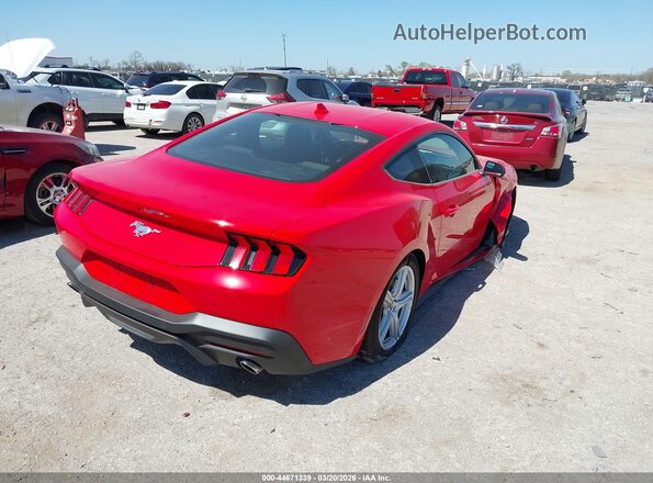 1FA6P8TH9T5108572 2026 FORD MUSTANG Красный Задняя правая четверть