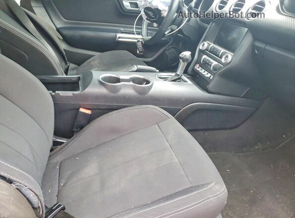 1FA6P8THXM5113930 2021 FORD MUSTANG Yellow Rear seats view