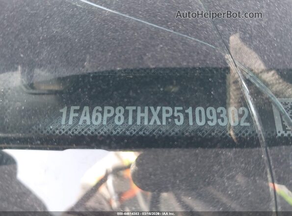 1FA6P8THXP5109302 2023 FORD MUSTANG Черный Вид подкапотного пространства