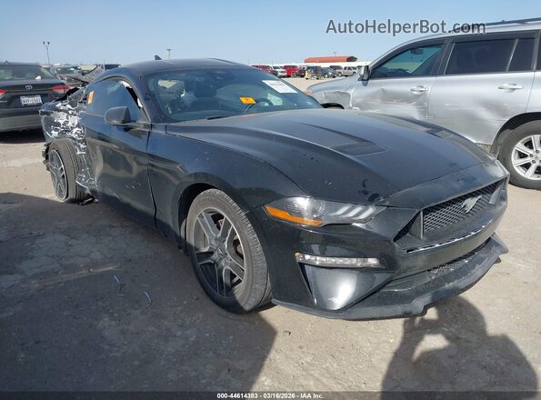 1FA6P8THXP5109302 2023 FORD MUSTANG Черный Передняя правая четверть