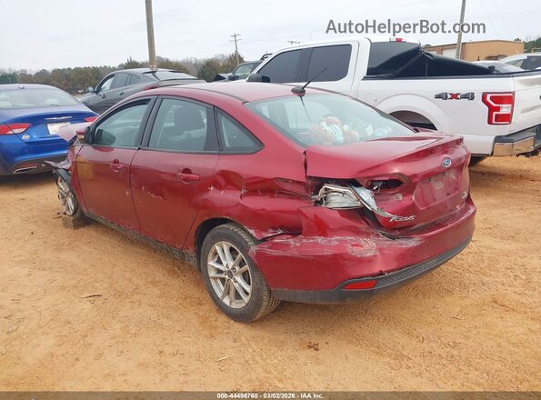 1FADP3F21GL243869 2016 FORD FOCUS Красный Задняя левая четверть