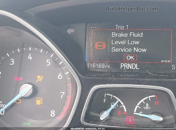 1FADP3F21GL243869 2016 FORD FOCUS Красный 