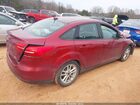 2016 Ford Focus Se Красный vin: 1FADP3F21GL243869