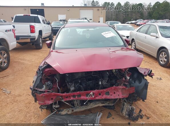1FADP3F21GL243869 2016 FORD FOCUS Красный Вид задней части салона