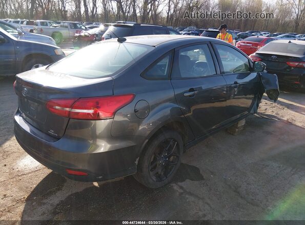 1FADP3F21GL290691 2016 FORD FOCUS Серый Задняя правая четверть