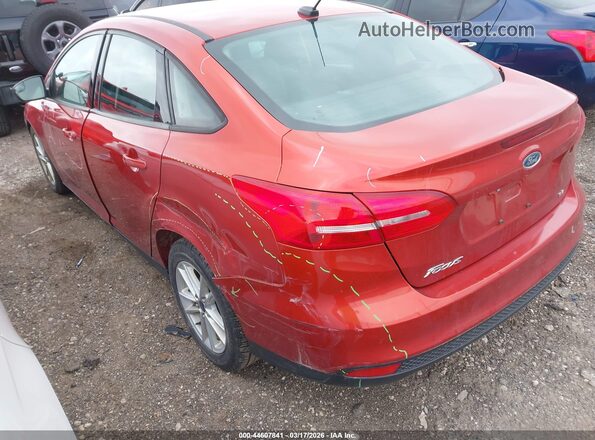 1FADP3F22JL268416 2018 FORD FOCUS Оранжевый Задняя левая четверть