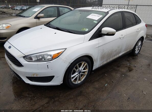1FADP3F25GL269133 2016 FORD FOCUS White წინა მარცხენა ხედი სამი მეოთხედიდან