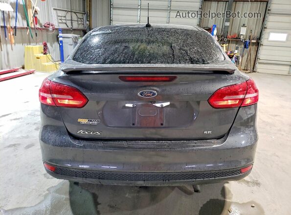1FADP3F25JL331038 2018 FORD FOCUS Угольный Вид сзади