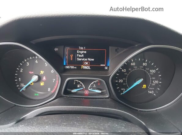 1FADP3F27HL236183 2017 FORD FOCUS Blue Widok tylnych siedzeń