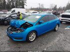 2017 Ford Focus Se Blue vin: 1FADP3F27HL236183
