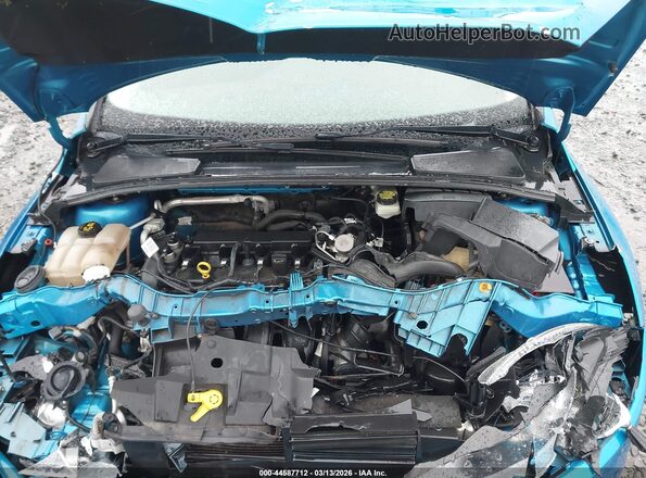 1FADP3F27HL236183 2017 FORD FOCUS Blue Widok z tyłu
