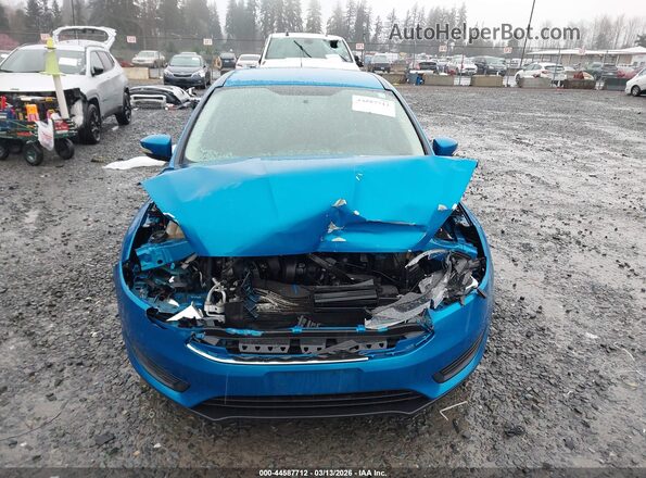 1FADP3F27HL236183 2017 FORD FOCUS Blue Widok wnętrza z tyłu
