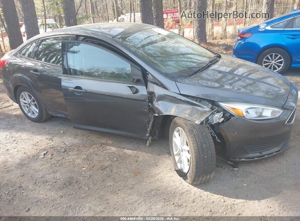 1FADP3F27HL304904 2017 FORD FOCUS Gray Przód prawy