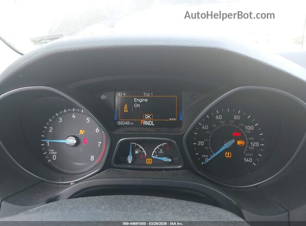 1FADP3F27HL304904 2017 FORD FOCUS Gray Widok tylnych siedzeń