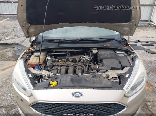 1FADP3F28HL221028 2017 FORD FOCUS Бежевый Вид сзади