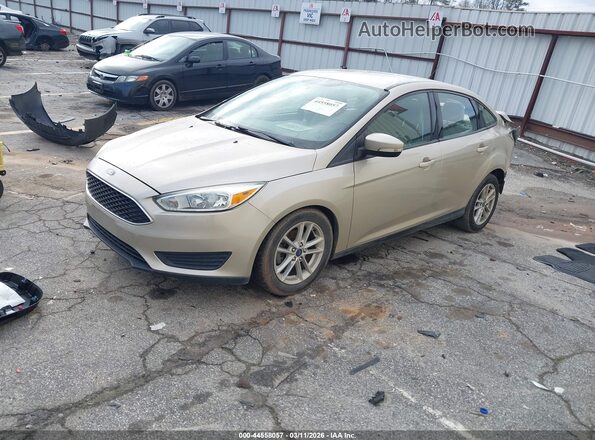 1FADP3F28HL221028 2017 FORD FOCUS Бежевый Передняя левая четверть