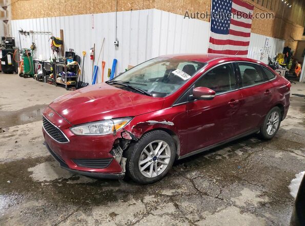 1FADP3F2XHL231091 2017 FORD FOCUS Красный Передняя левая четверть