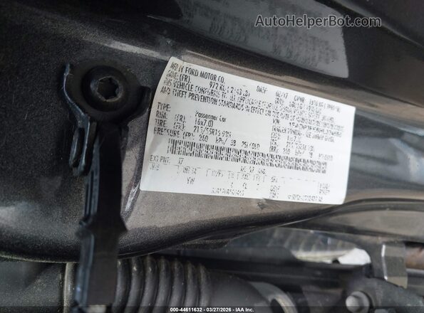 1FADP3FE6HL324555 2017 FORD FOCUS Серый Вид подкапотного пространства