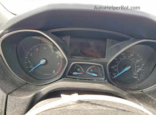 1FADP3K20JL208365 2018 FORD FOCUS Черный Вид щитка приборов