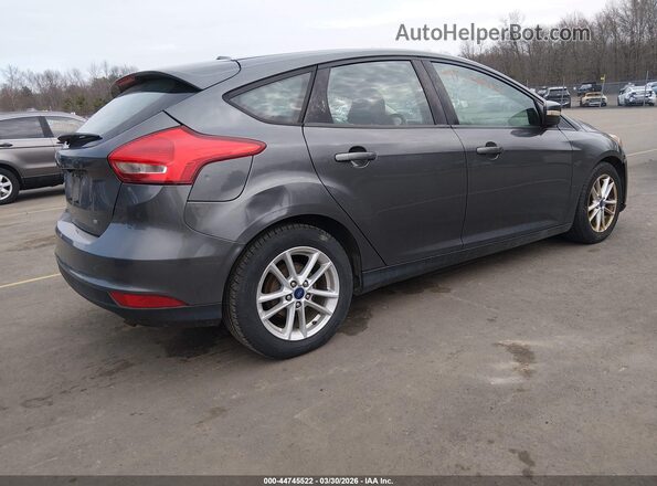 1FADP3K25GL348341 2016 FORD FOCUS Gray Tył prawy