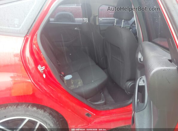 1FADP3K26GL215250 2016 FORD FOCUS Red Widok naklejki z numerem VIN