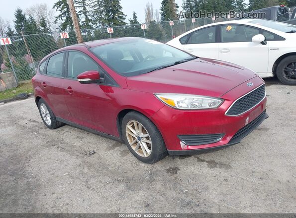 1FADP3K2XHL286100 2017 FORD FOCUS Красный Передняя правая четверть