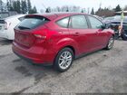 2017 Ford Focus Se Красный vin: 1FADP3K2XHL286100