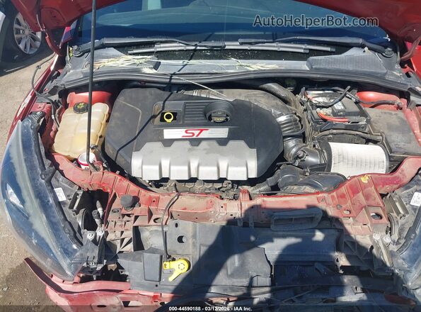 1FADP3L90JL289959 2018 FORD FOCUS ST Оранжевый Вид сзади