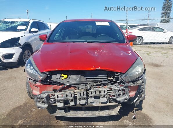 1FADP3L90JL289959 2018 FORD FOCUS ST Оранжевый Вид задней части салона