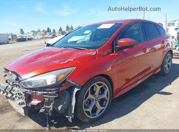 1FADP3L90JL289959 2018 FORD FOCUS ST Оранжевый Передняя левая четверть