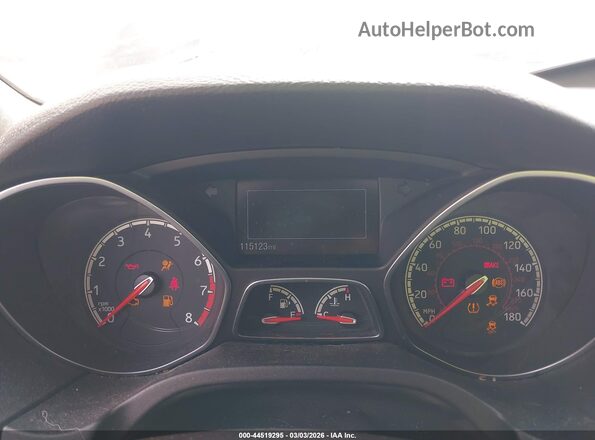 1FADP3L93GL223950 2016 FORD FOCUS ST Black Widok tylnych siedzeń