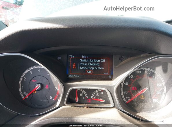 1FADP3L93JL247107 2018 FORD FOCUS ST Gray Вид задніх сидінь
