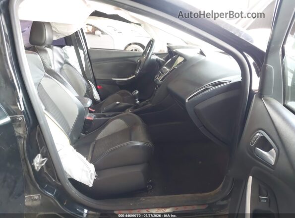 1FADP3L94GL212908 2016 FORD FOCUS ST Black Widok wnętrza z przodu
