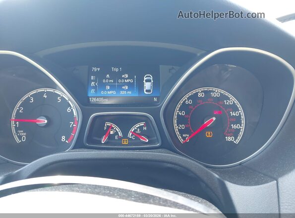 1FADP3L94GL241194 2016 FORD FOCUS ST Серый Вид задних сидений