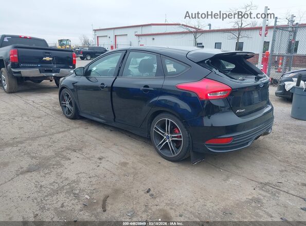 1FADP3L95HL313344 2017 FORD FOCUS ST Черный Задняя левая четверть