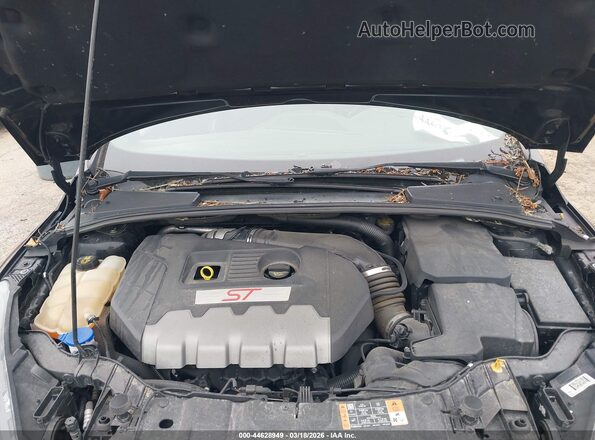 1FADP3L95HL313344 2017 FORD FOCUS ST Черный Вид сзади