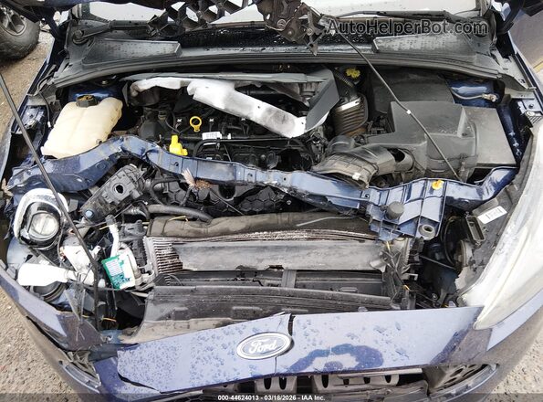 1FADP3L96HL206528 2017 FORD FOCUS ST Синий Вид сзади