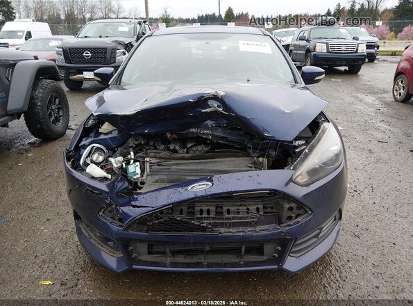 1FADP3L96HL206528 2017 FORD FOCUS ST Синий Вид задней части салона