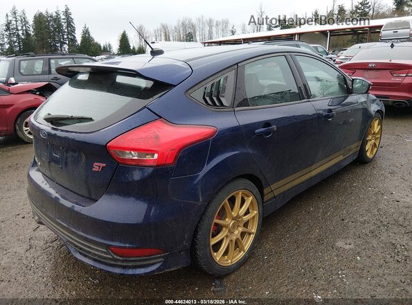 1FADP3L96HL206528 2017 FORD FOCUS ST Синий Задняя правая четверть