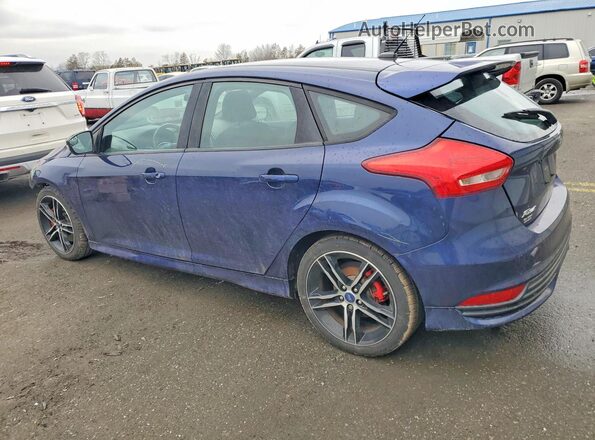 1FADP3L96HL240906 2017 FORD FOCUS Синий Задняя левая четверть