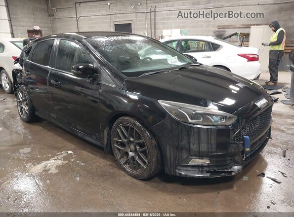 1FADP3L97JL325503 2018 FORD FOCUS ST Черный Передняя правая четверть