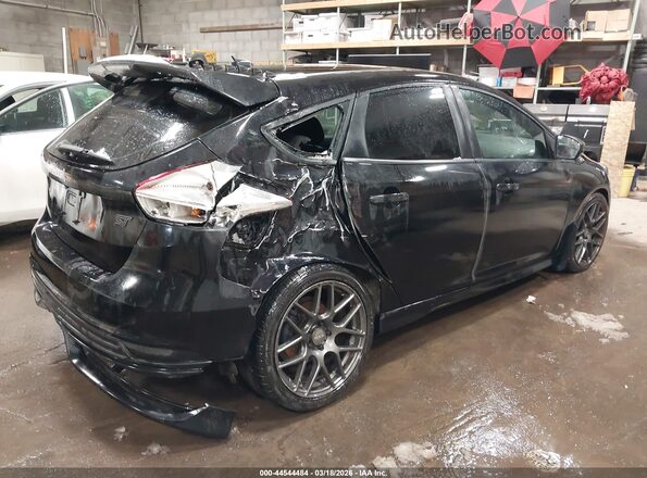 1FADP3L97JL325503 2018 FORD FOCUS ST Черный Задняя правая четверть