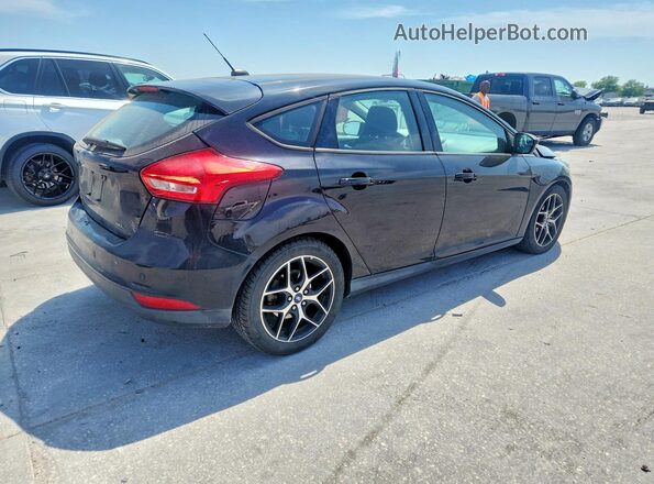 1FADP3M2XJL201632 2018 FORD FOCUS Black Tył prawy