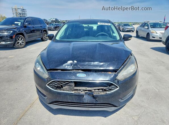 1FADP3M2XJL201632 2018 FORD FOCUS Black Widok z przodu