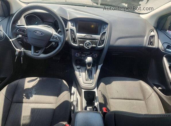 1FADP3M2XJL201632 2018 FORD FOCUS Black Widok deski rozdzielczej