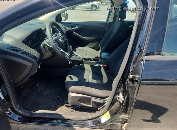 1FADP3M2XJL201632 2018 FORD FOCUS Black Widok wnętrza z przodu