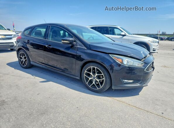 1FADP3M2XJL201632 2018 FORD FOCUS Black Przód prawy