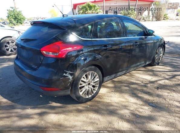 1FADP3N22GL395919 2016 FORD FOCUS Black Trasero derecho